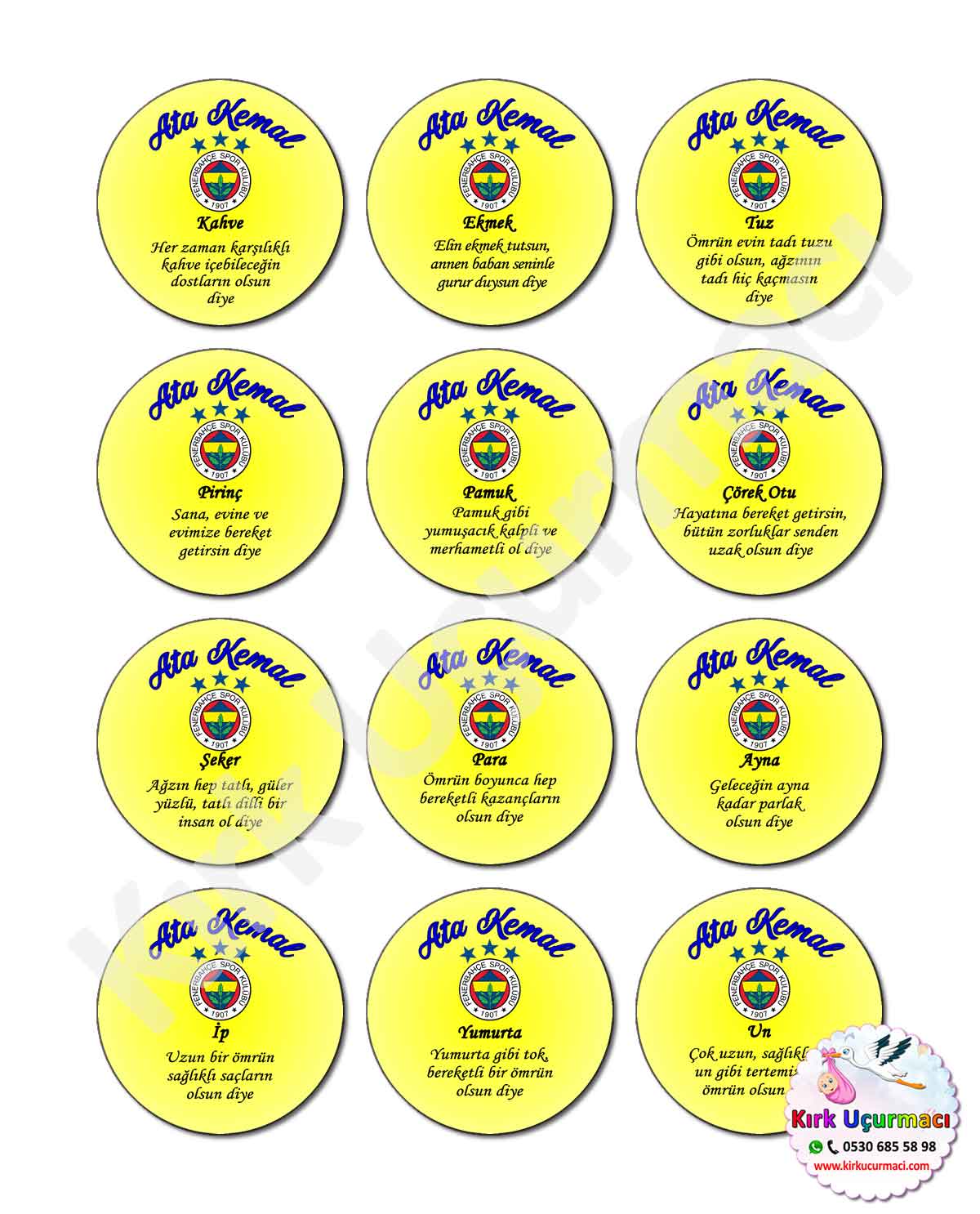 Fenerbahçe - Kırk Etiketi