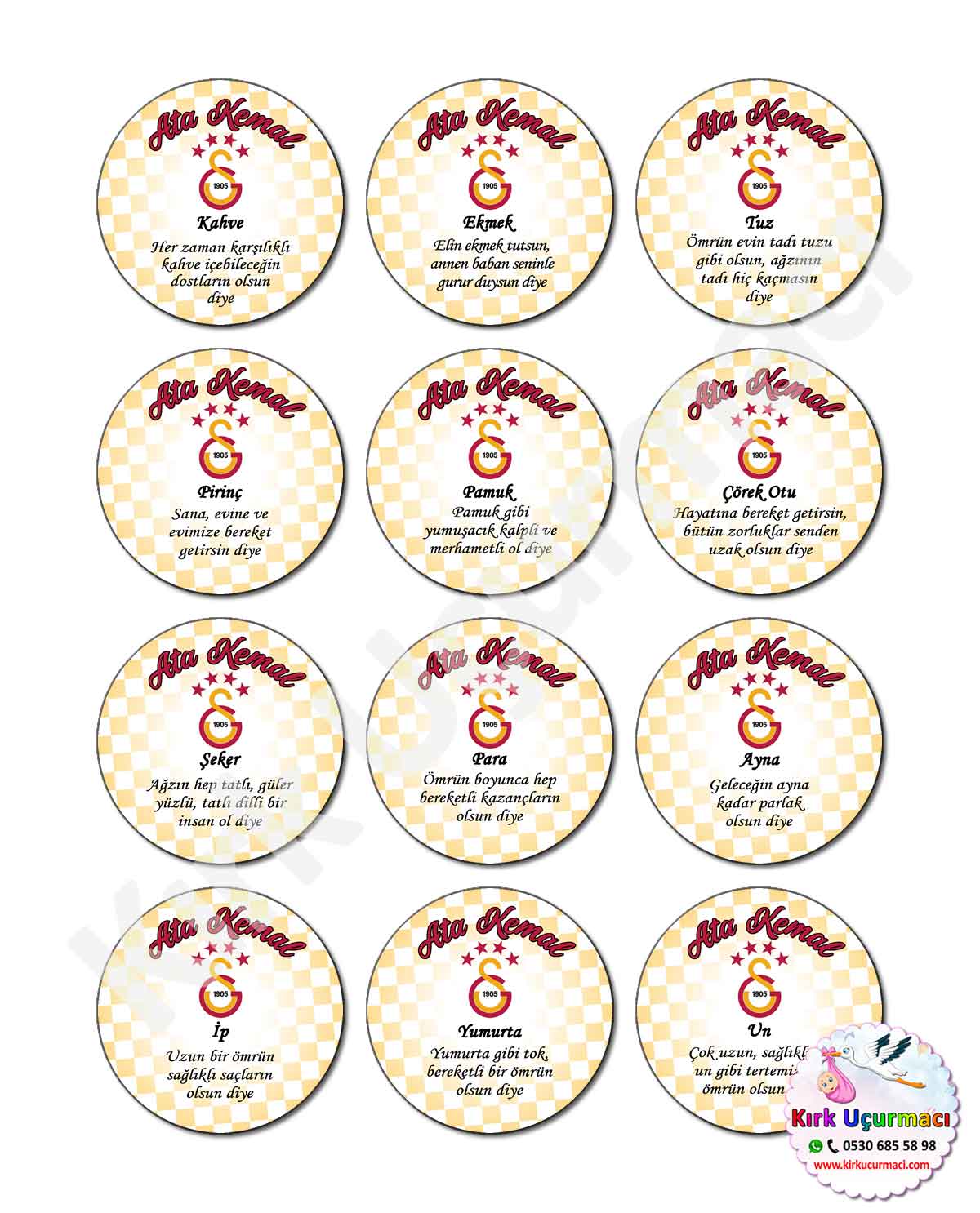 Galatasaray - Kırk Etiketi