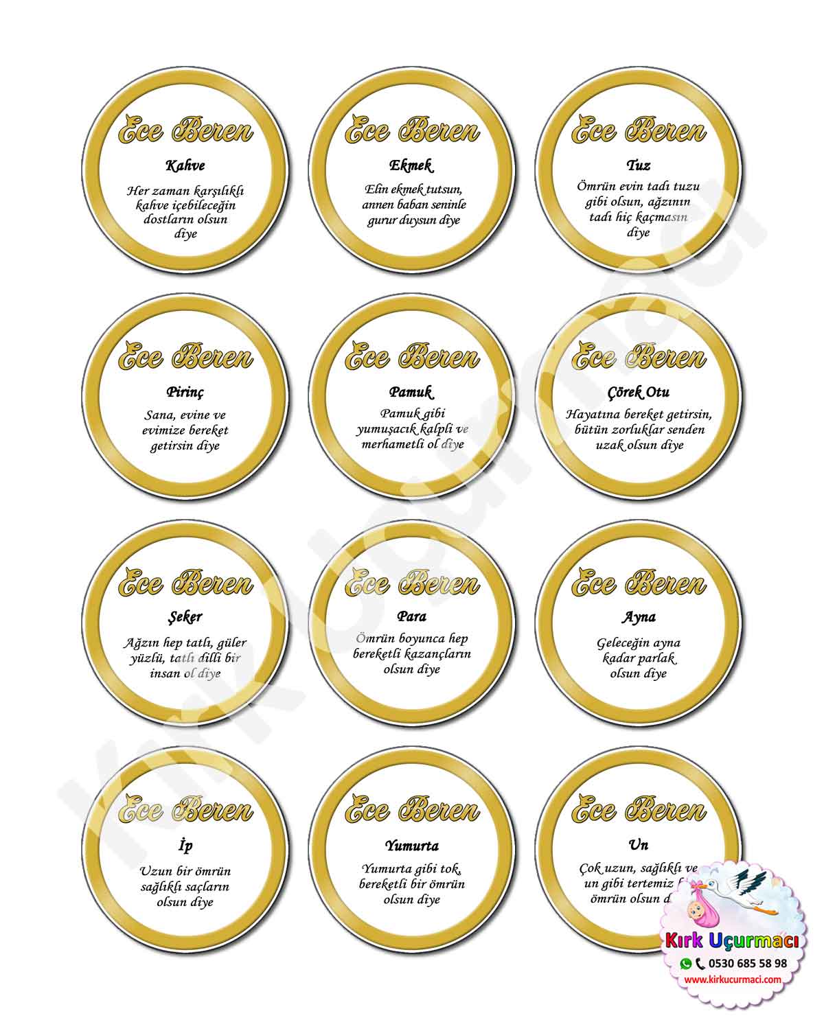 Altın - Kırk Etiketi