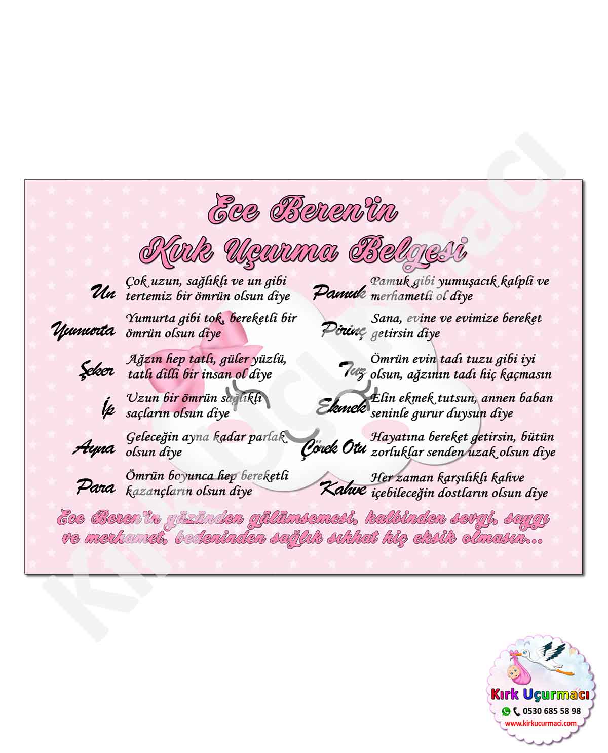 Sevimli Bulut - Kırk Uçurma Belgesi