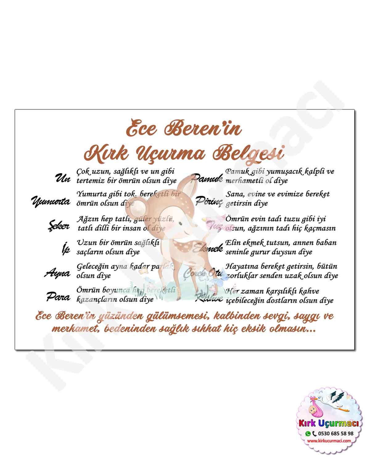 Ceylan 2 - Kırk Uçurma Belgesi