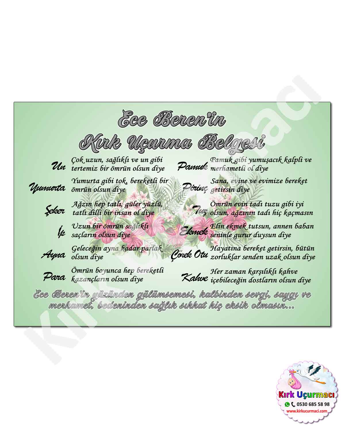 Japon Gülü - Kırk Uçurma Belgesi