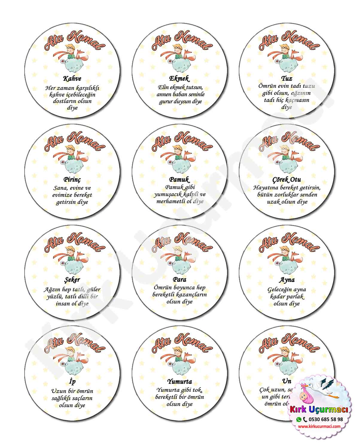 Küçük Prens - Kırk Etiketi