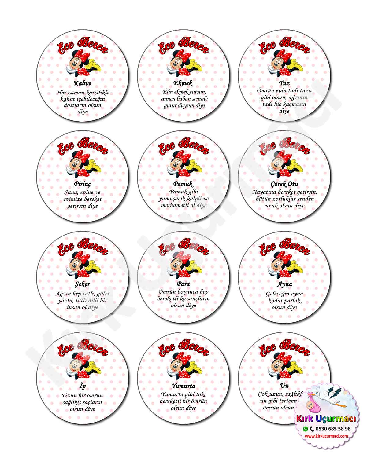 Minnie 2 - Kırk Etiketi