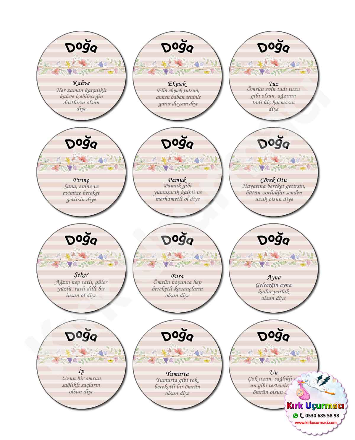 Çiçek - Kırk Etiketi