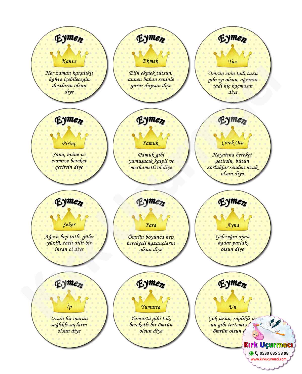 Altın Taç - Kırk Etiketi