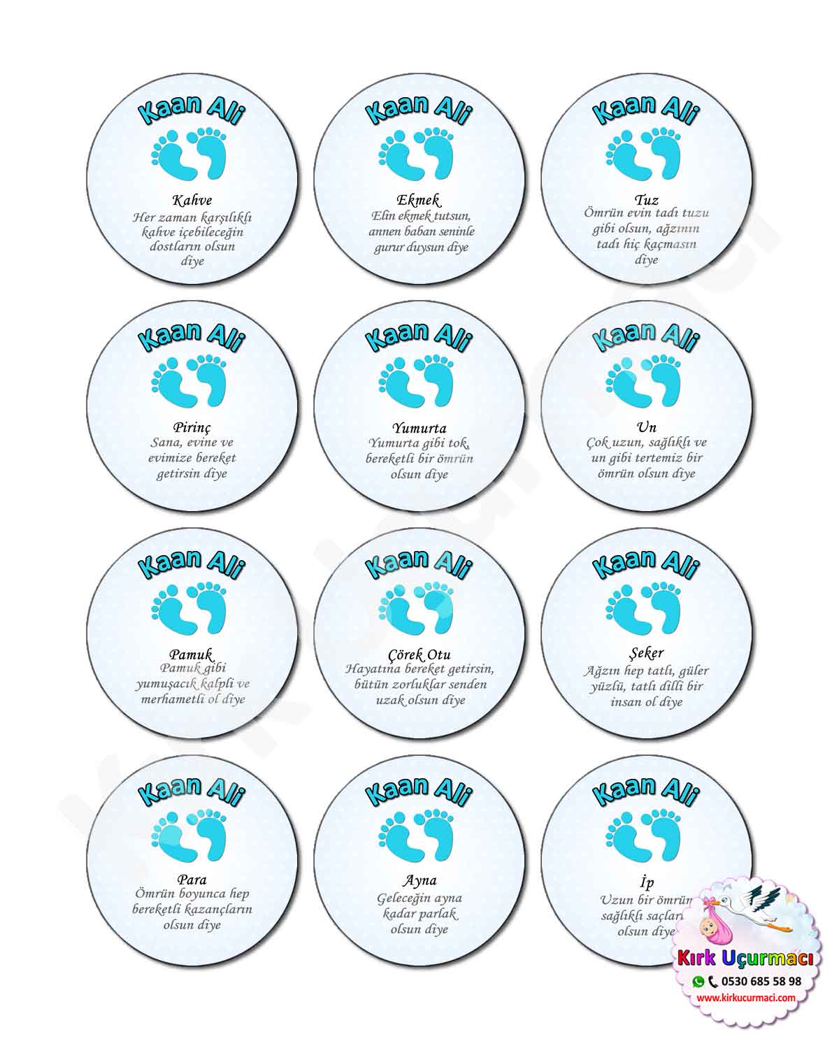 Ayak izi - Kırk Etiketi