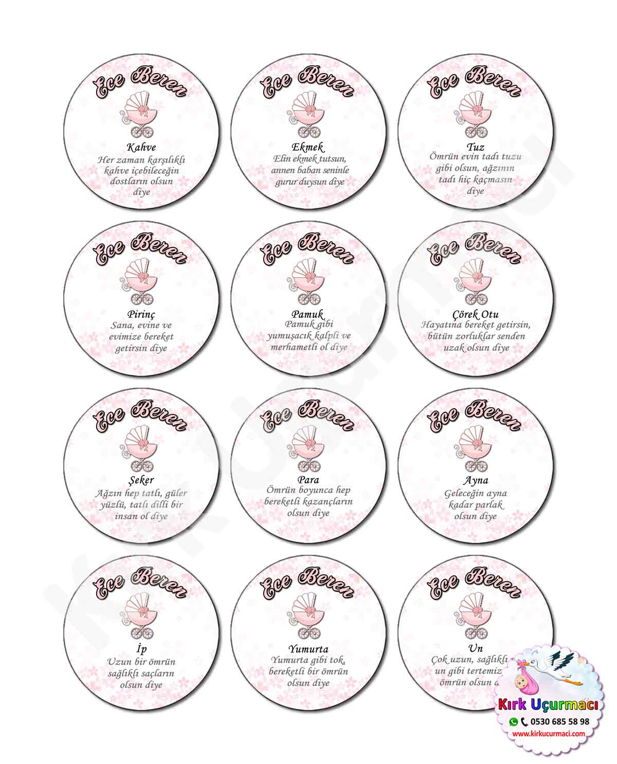 Bebek Arabası - Kırk Etiketi