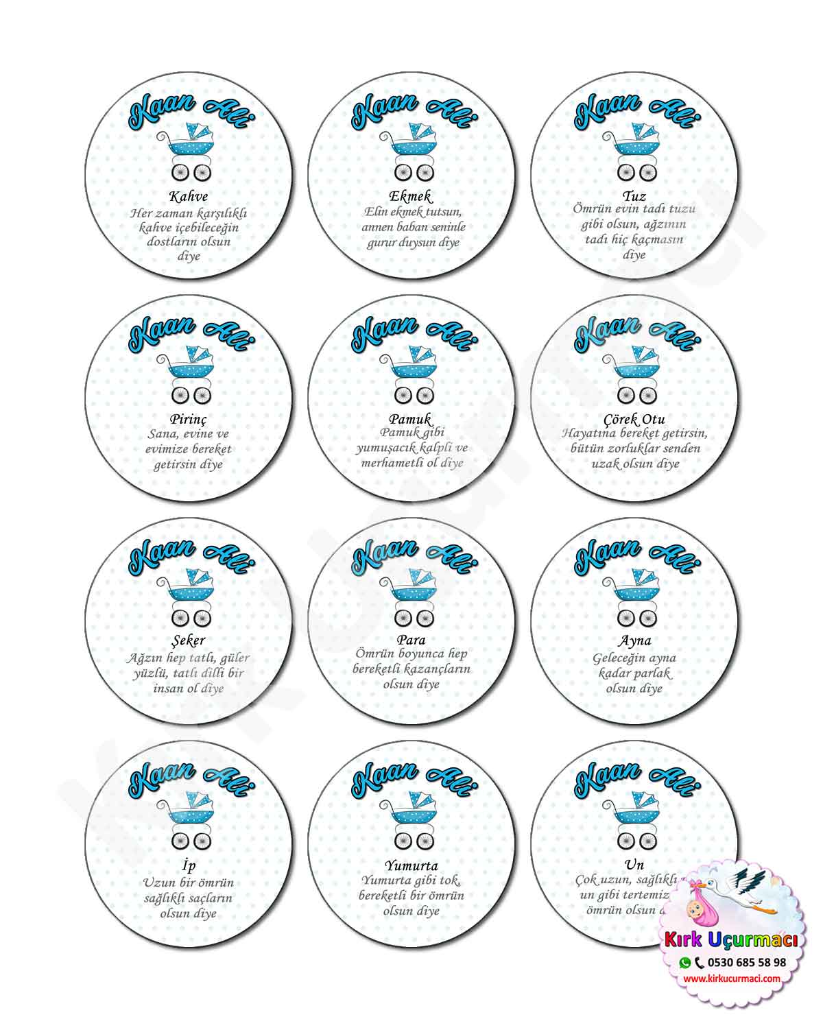 Bebek Arabası - Kırk Etiketi