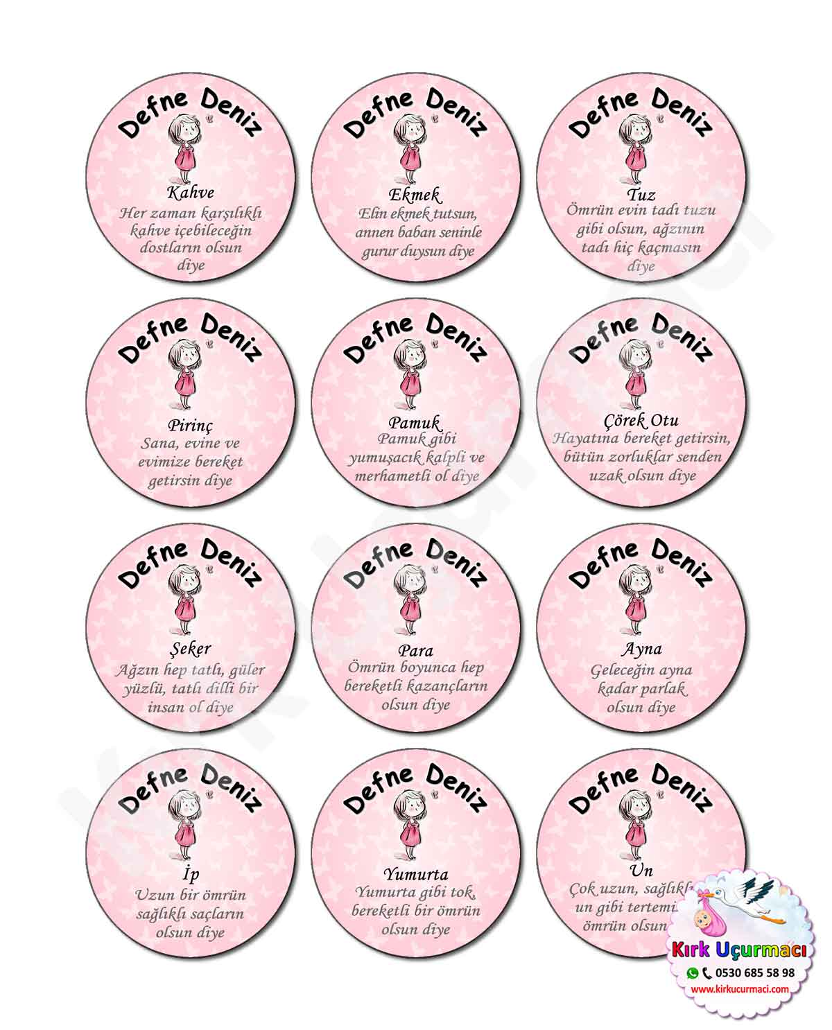 Kelebek Kız - Kırk Etiketi