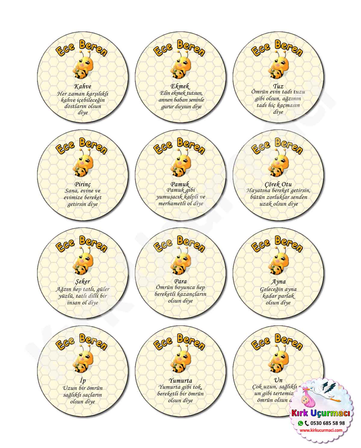 Arı - Kırk Etiketi