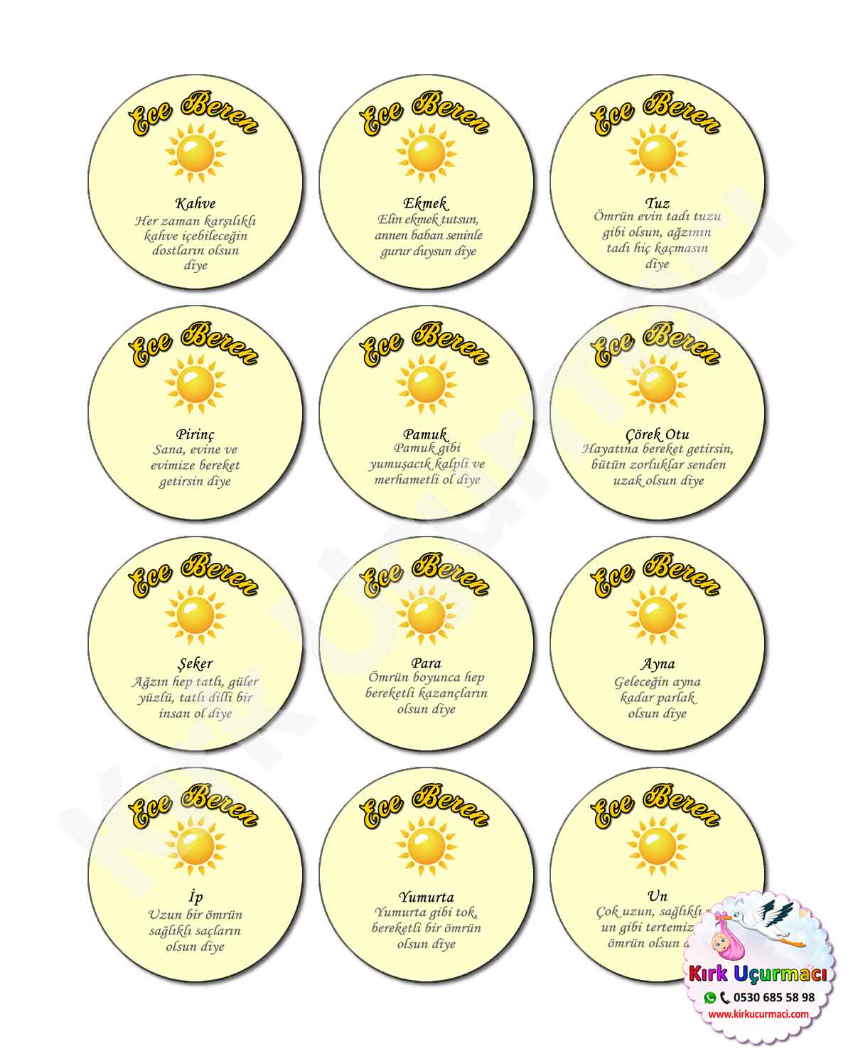 Güneş - Kırk Etiketi