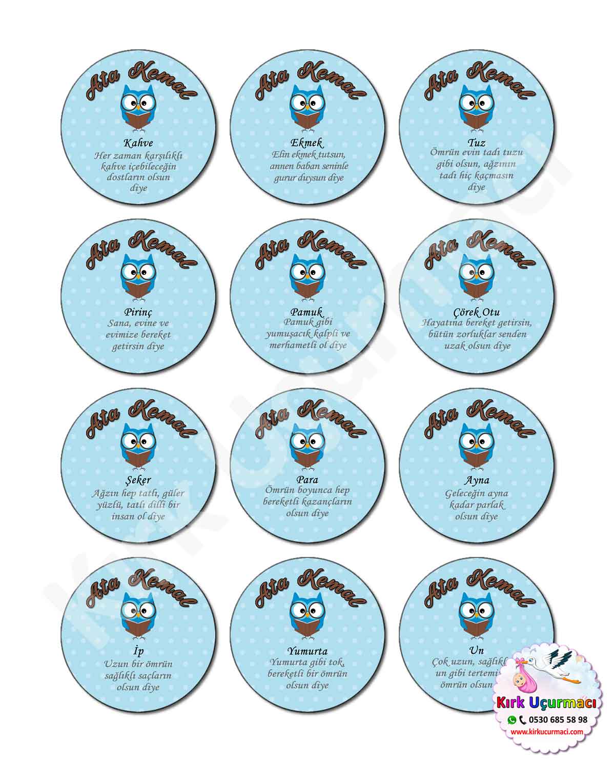 Baykuş - Kırk Etiketi