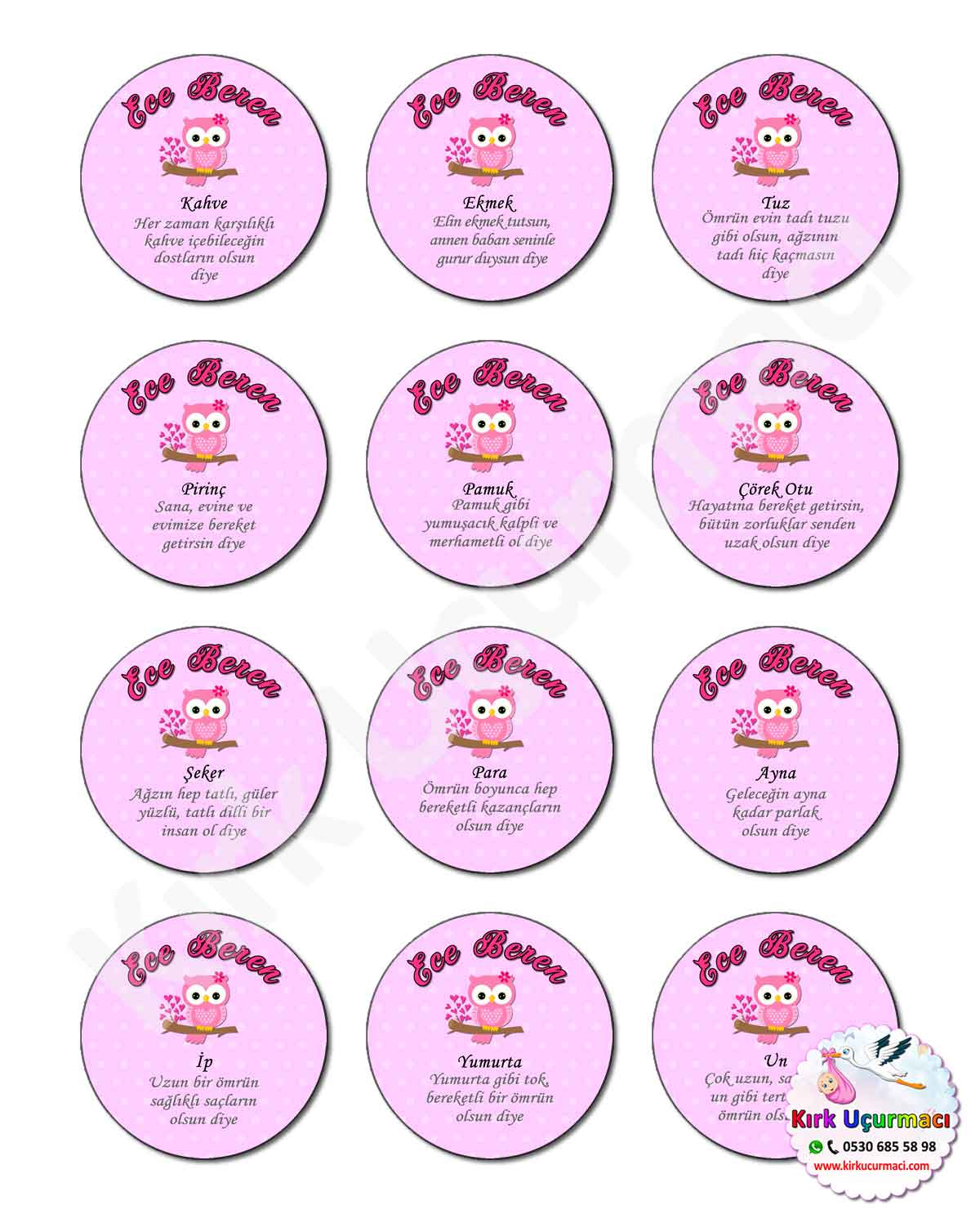 Bayan Kuş - Kırk Etiketi