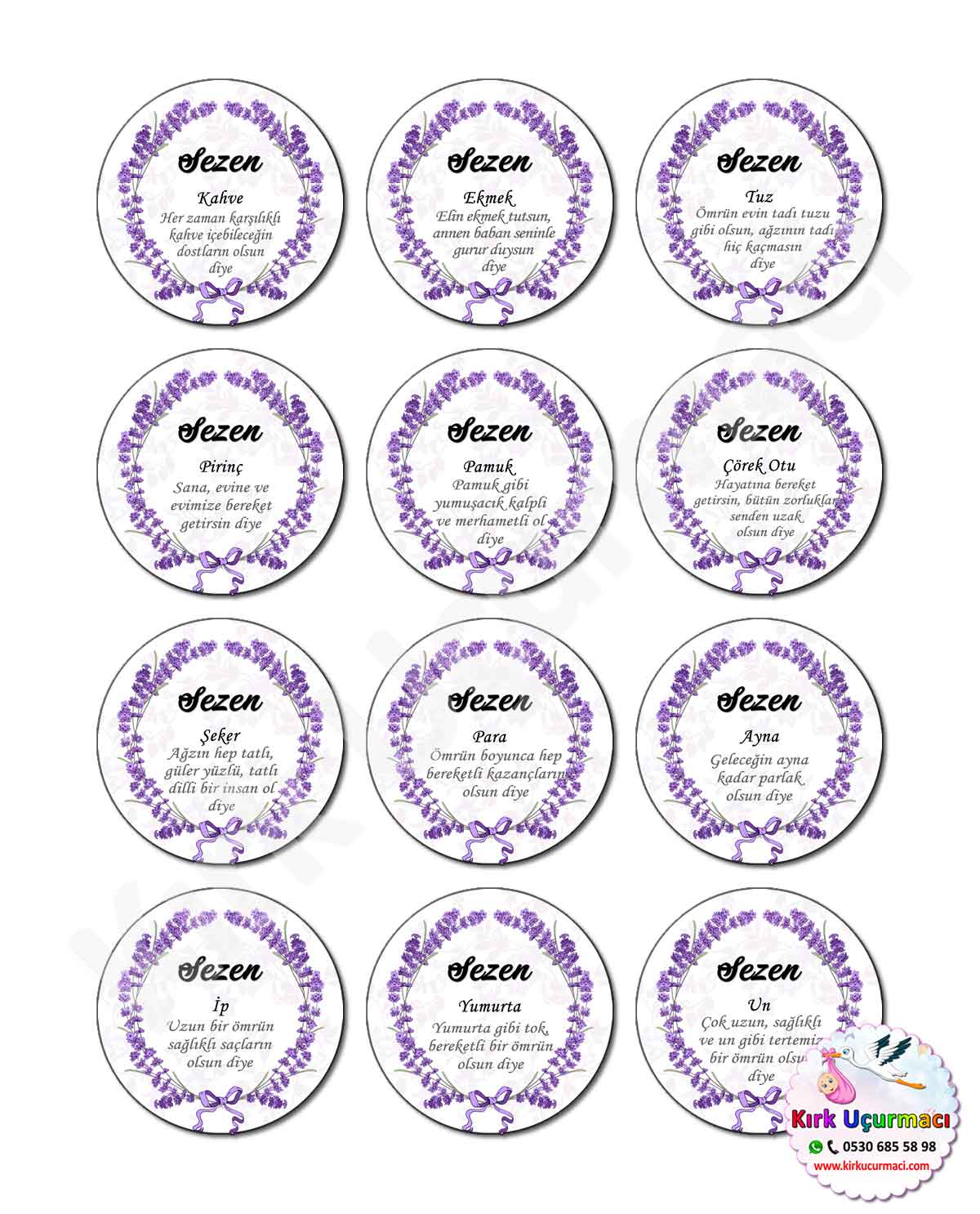 Lavanta - Kırk Etiketi