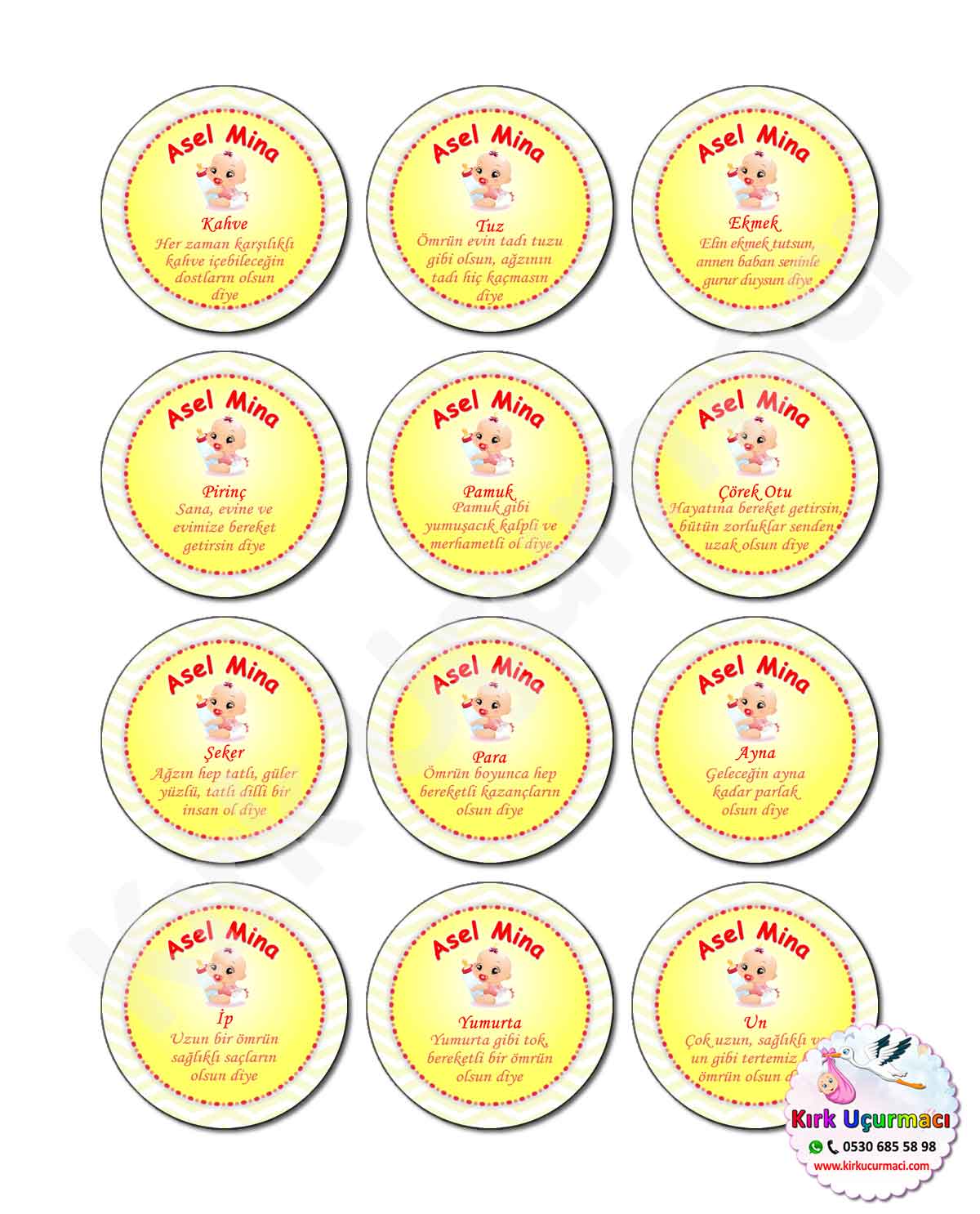 Sevimli Kız - Kırk Etiketi