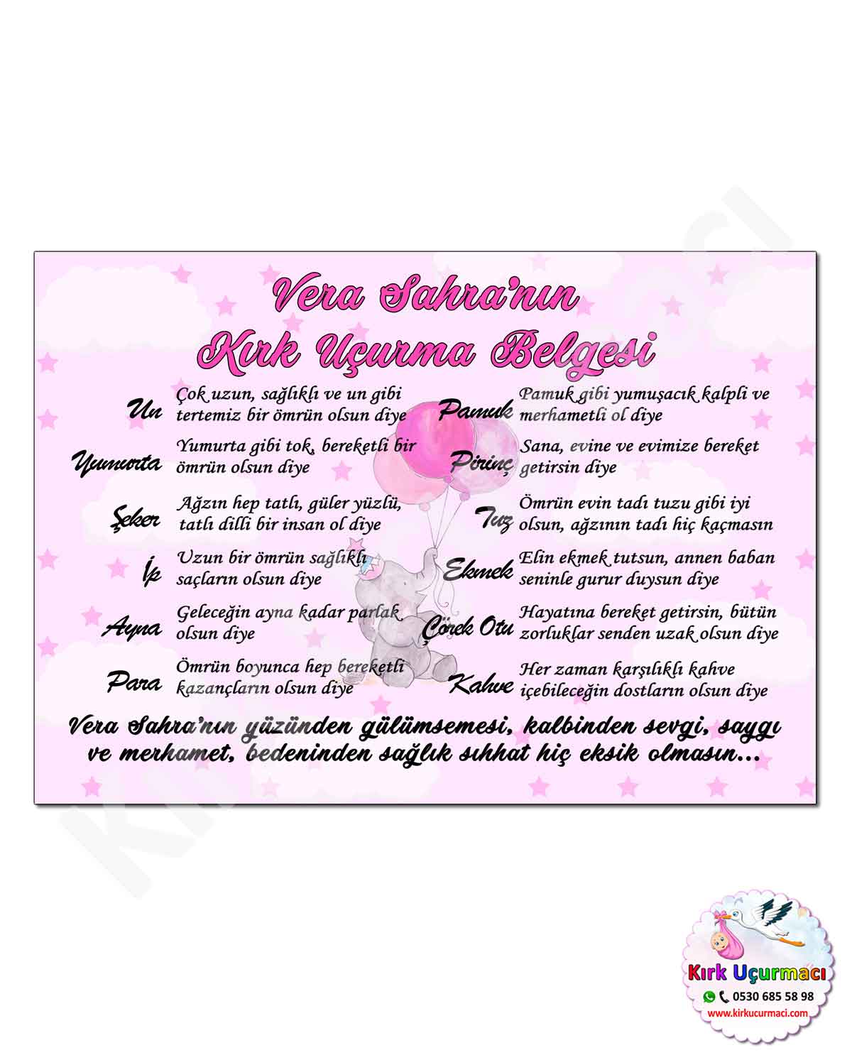 Balonlu Fil - Kırk Uçurma Belgesi