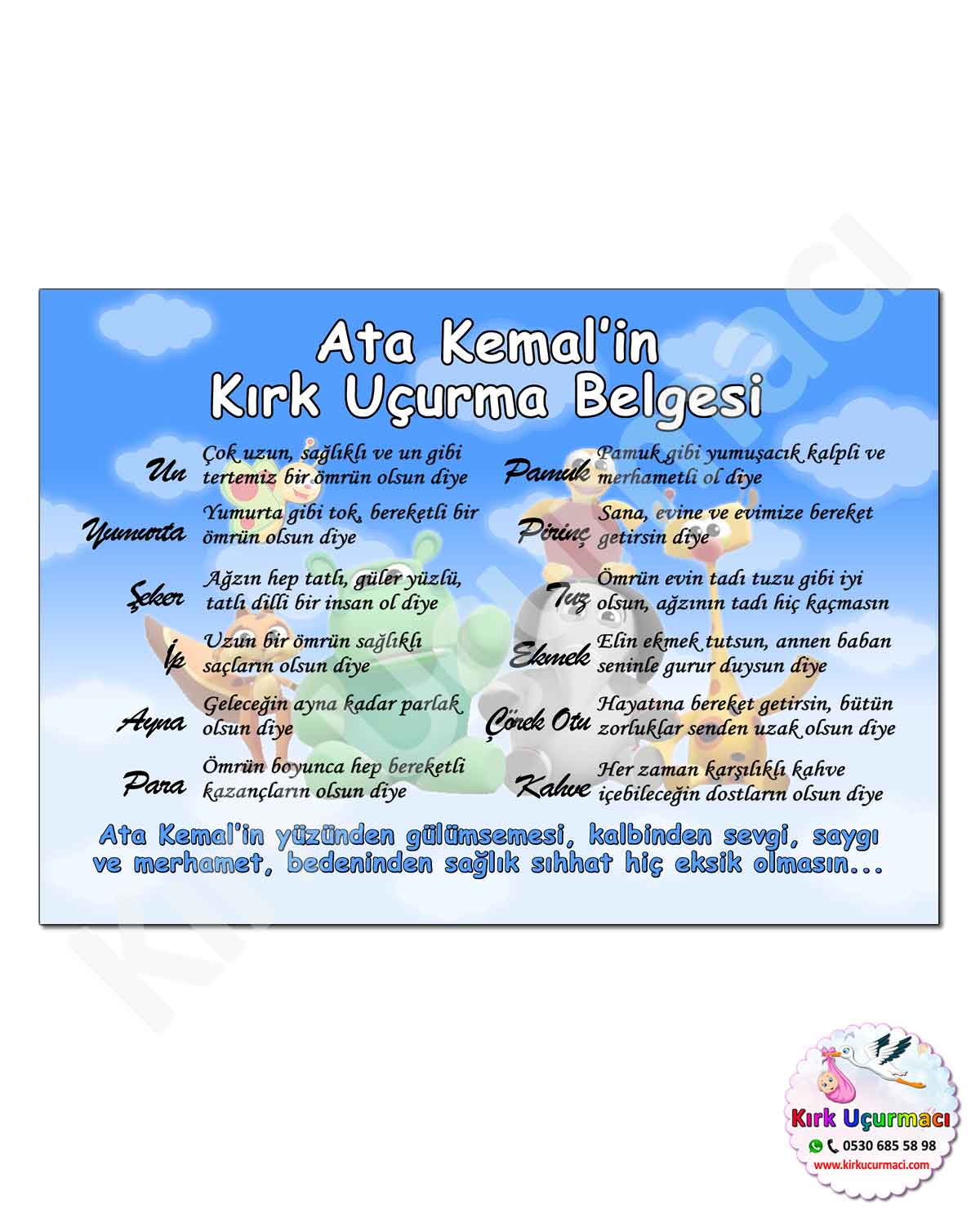 Baby - Kırk Uçurma Belgesi