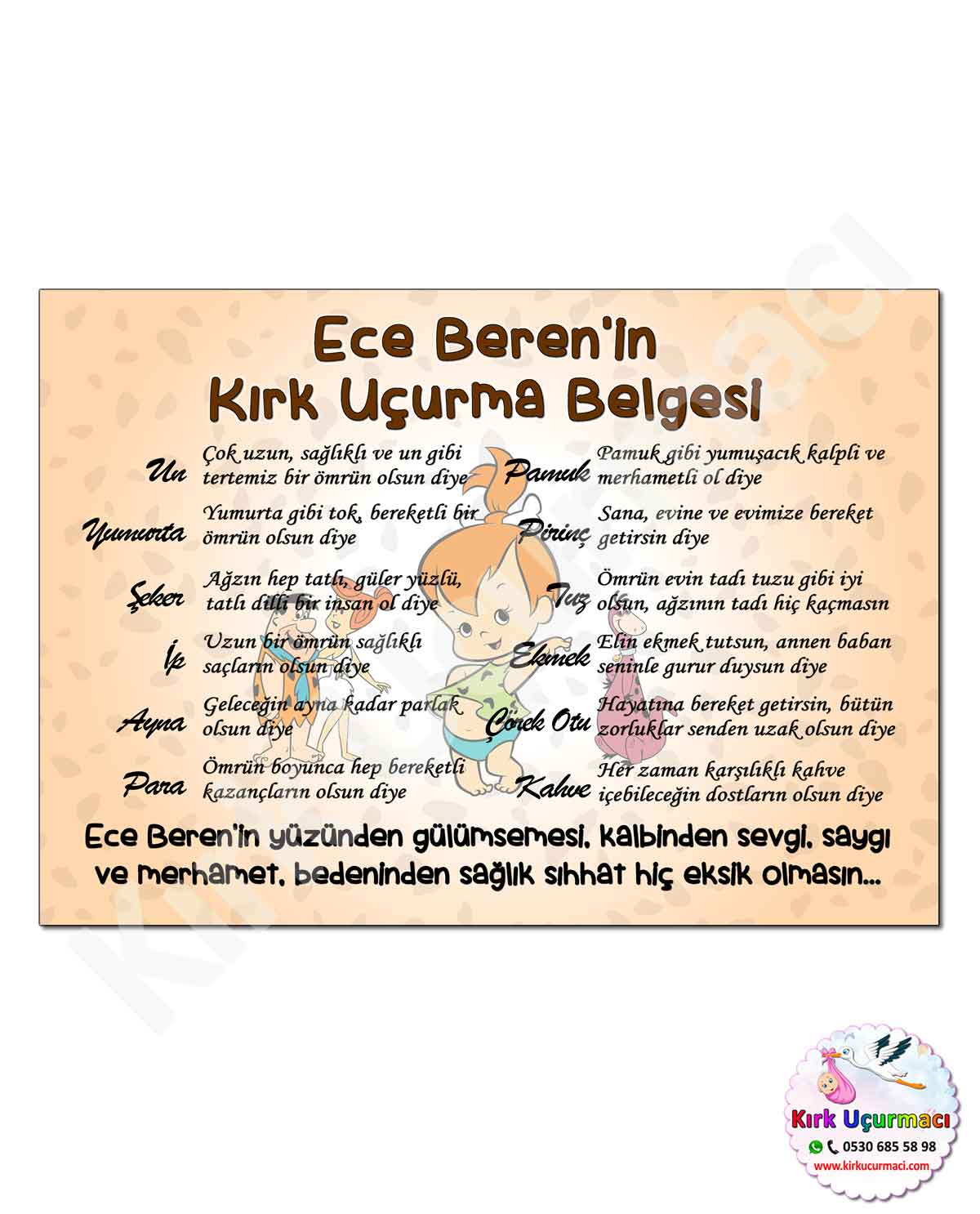 Çakıl - Kırk Uçurma Belgesi