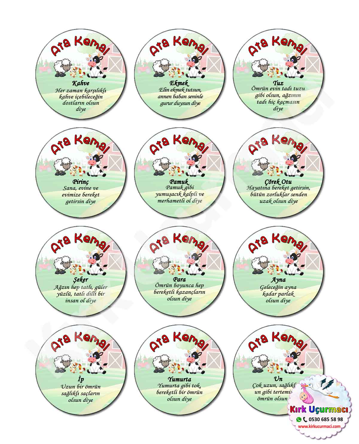 Çiftlik - Kırk Etiketi