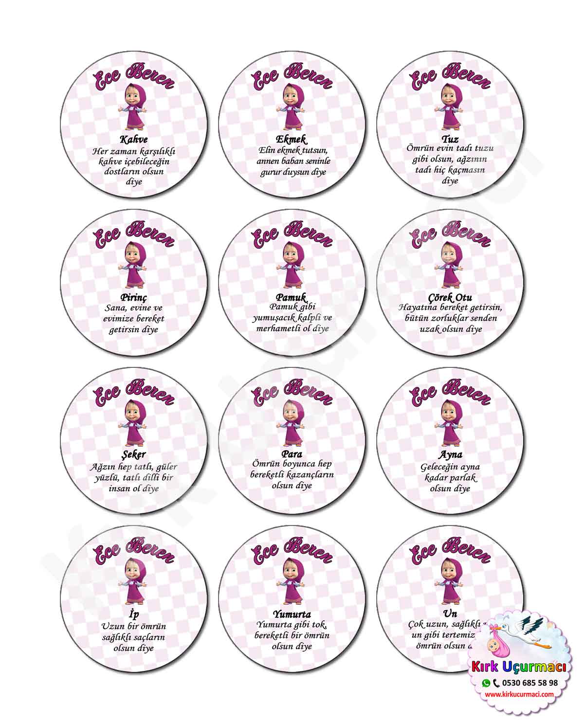 Maşa - Kırk Etiketi