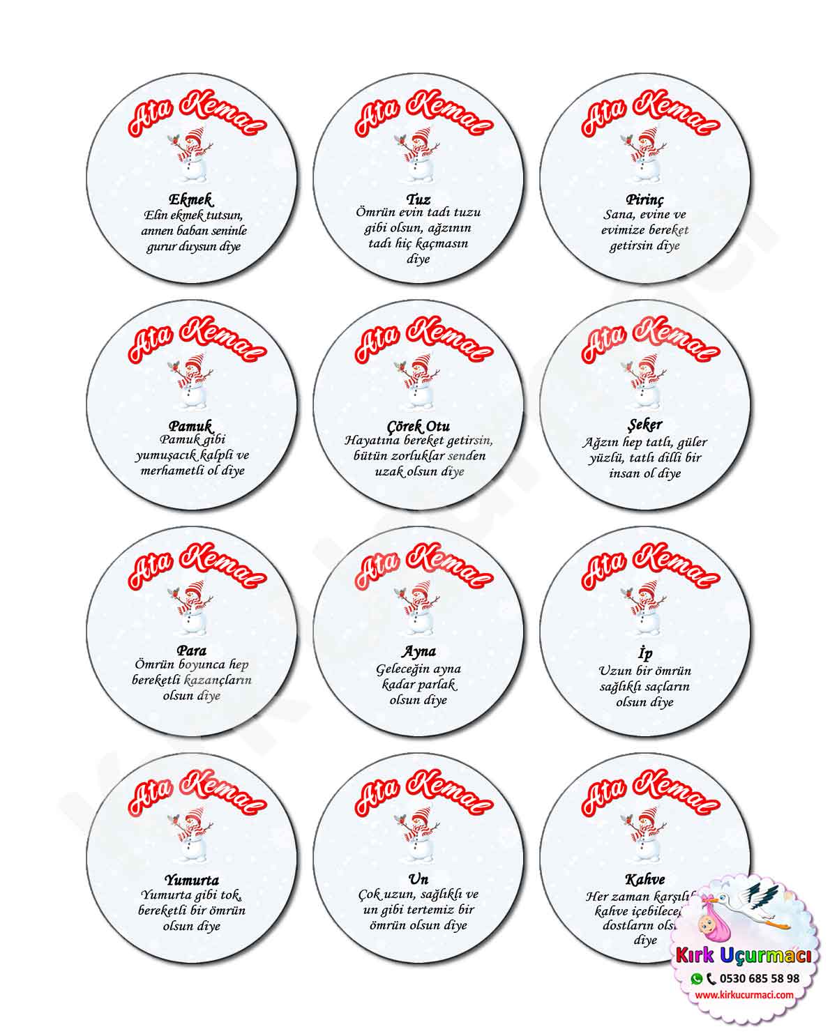 Kardan Adam - Kırk Etiketi