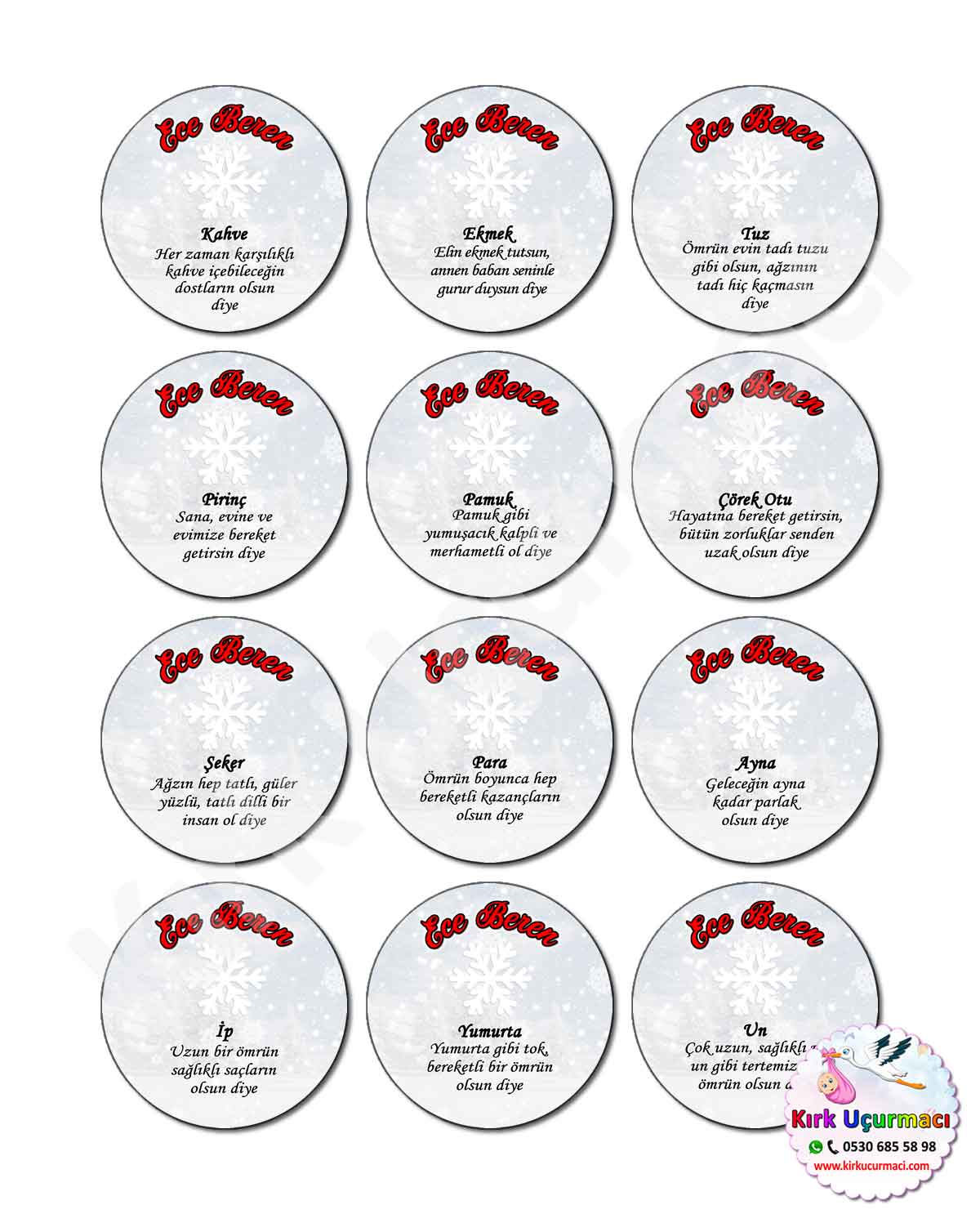 Kar Tanesi - Kırk Etiketi